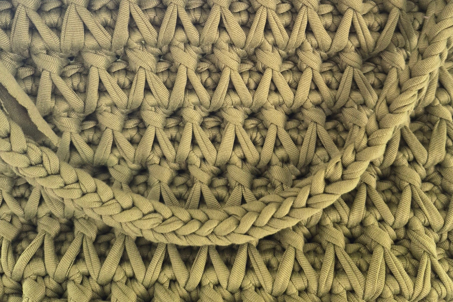 Green Luxe Hand-Crocheted Bag